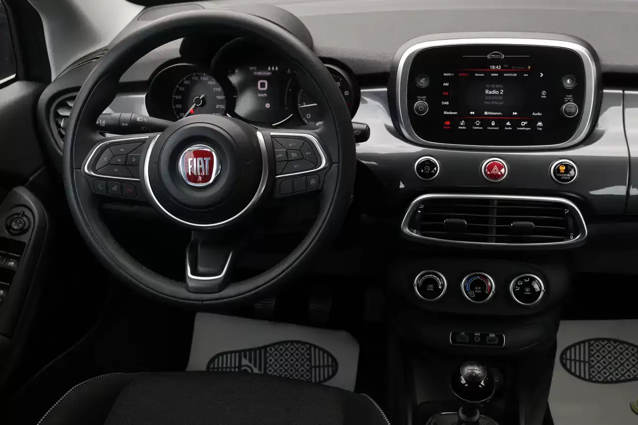 Fiat 500X 500X 1.6i CruiseC Airco ParkS LijnAssist Garantie *