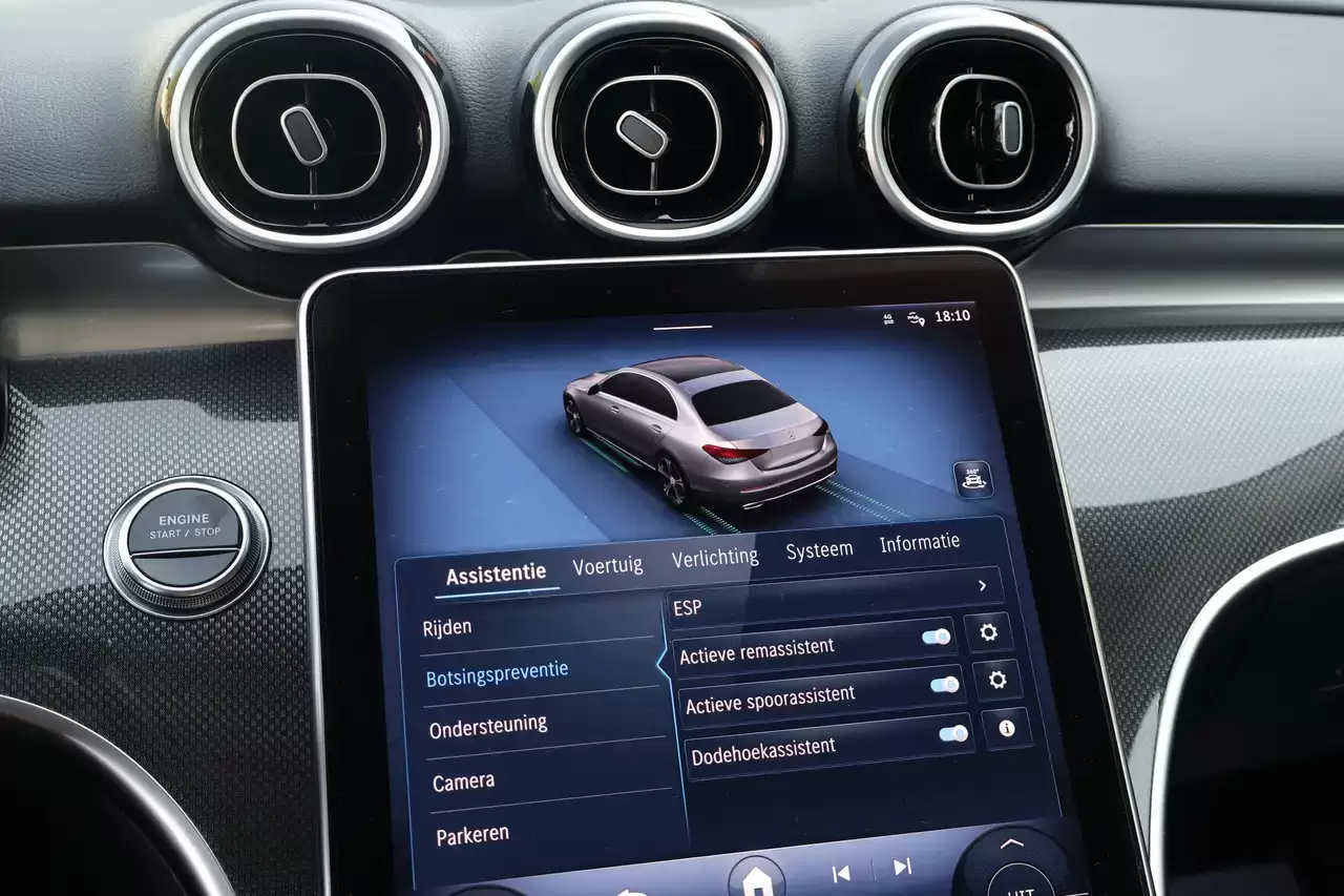 Mercedes-Benz C 300 C 300 e PHEV Hybrid Navi LijnA Distronic Dodehoek Garantie *